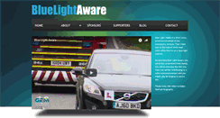 Desktop Screenshot of bluelightaware.org.uk