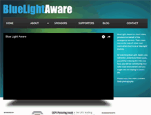 Tablet Screenshot of bluelightaware.org.uk